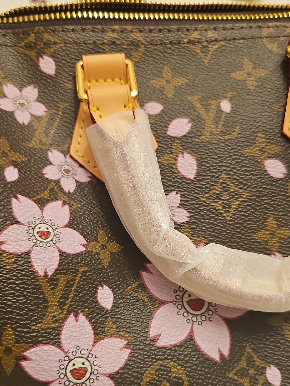 BEAUTIFUL LV x Takashi Murakami Speedy Bandoulière 25 Cherry Blossom Bag - Picture 3 of 16